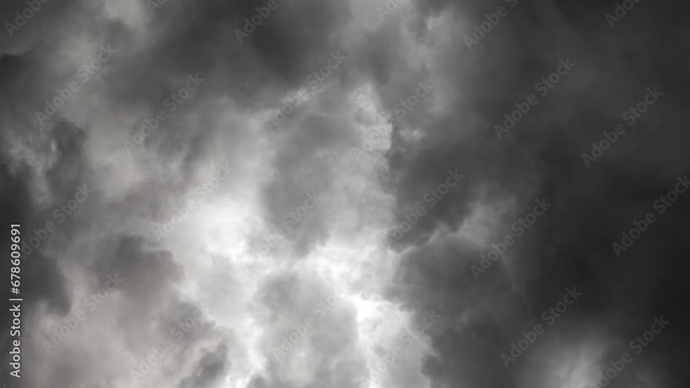 Intensity of Thunderstorms and Dark sky 4k Intensity of Thunderstorms and Dark sky 4k