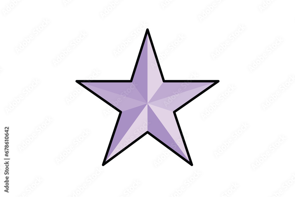 Purple Star vector icon illustration. Star icon design concept. Star plane, Success sign, Stylish star, Decoration object, Christmas decoration, Success award, Ranking award. Purple Star vector icon illustration. Star icon design concept. Star plane, Success sign, Stylish star, Decoration object, Christmas decoration, Success award, Ranking award.