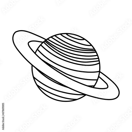 Planet icon vector. astronomy illustration sign. space symbol. science logo.