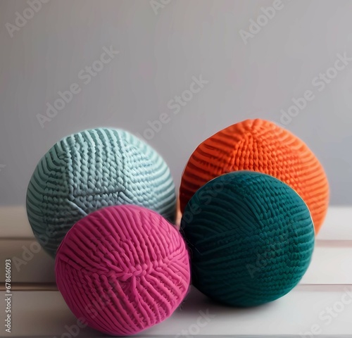 knitted balls