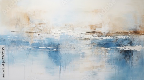White blue beige acrylic abstraction. beautiful background. modern Art