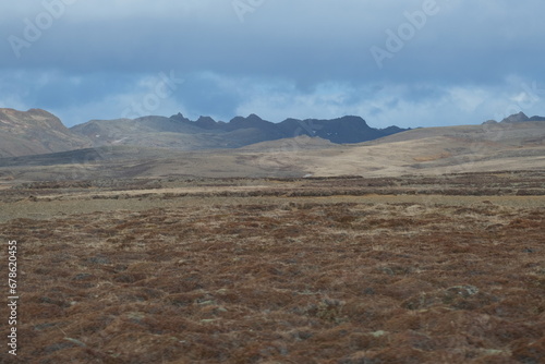 Landscape Iceland Mountains River Glacier Ocean