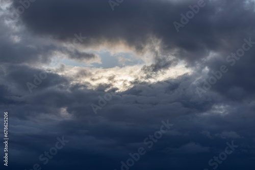 Image of dark clouds in the sky