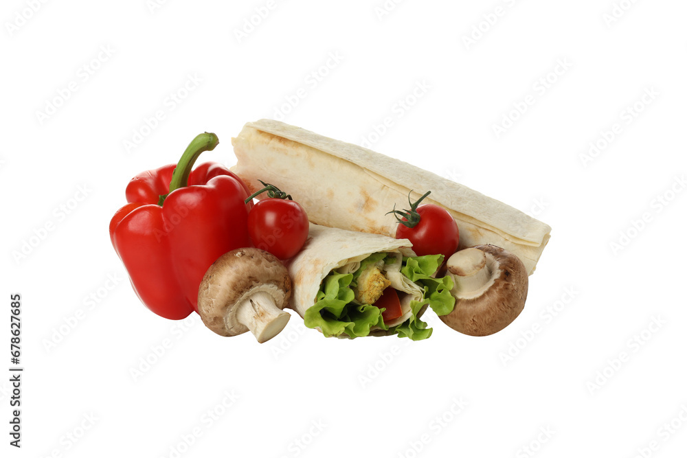 PNG,fresh shawarma, isolated on white background PNG,fresh shawarma, isolated on white background