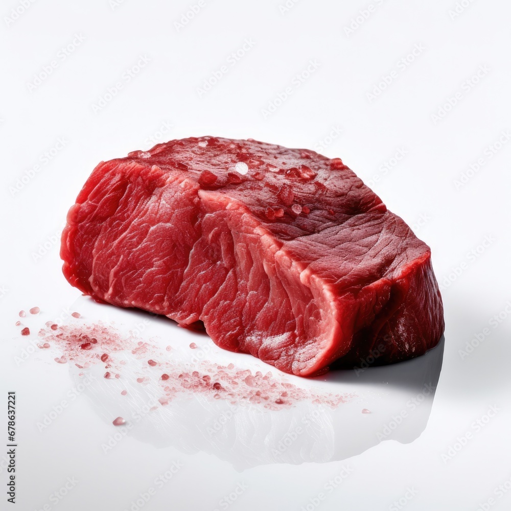 Raw Red Meat Piece