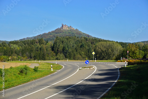 Burg Hohenzollern bei Bisingen-Thanheim; Baden Württemberg; Deutschland
