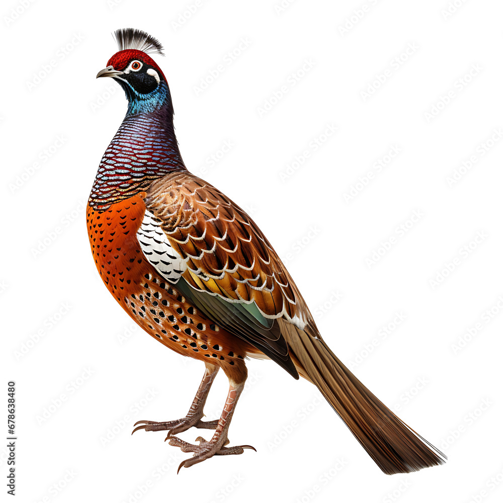Fototapeta premium Hume's pheasant isolated on transparent background