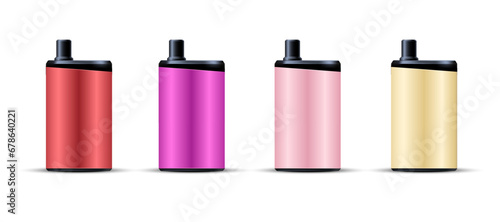 disposable pen vape vector eps10 color vector