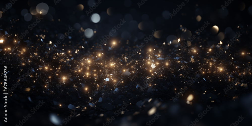 Naklejka premium sparkling lights background
