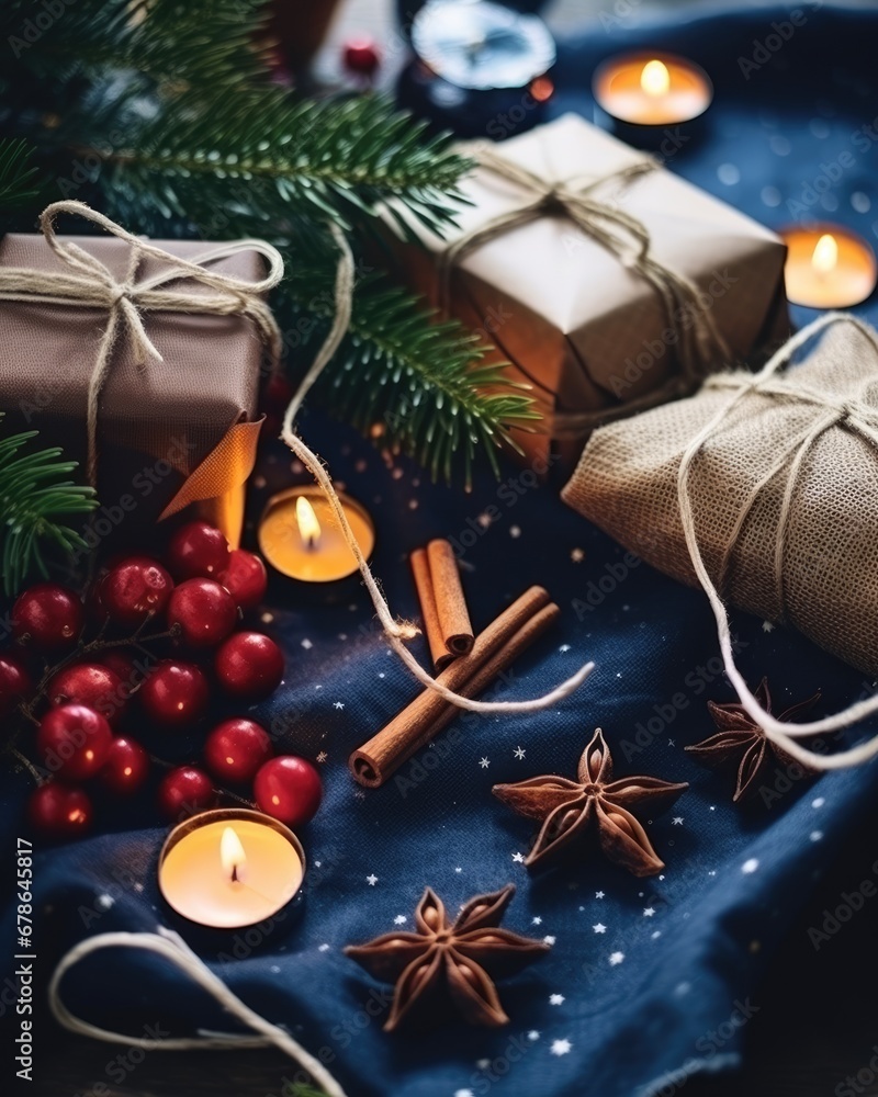 Christmas gift box background. Christmas bright beautiful poster and banner Christmas gift box background. Christmas bright beautiful poster and banner