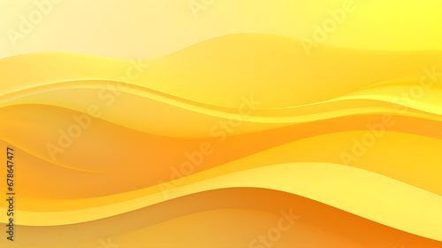 Yellow Gradient Background. Generative Ai.