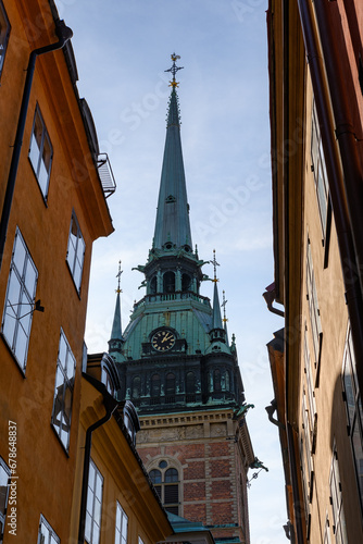 Stockholm, Sweden, district Gamla Stan: The German Church (Swedish: Tyska kyrkan) sometimes called St. Gertrude's Church (Swedish: Sankta Gertruds kyrka) photo