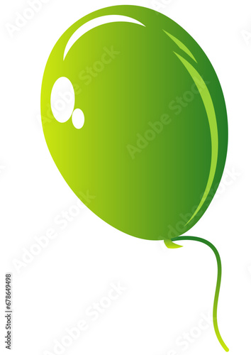 green ballon