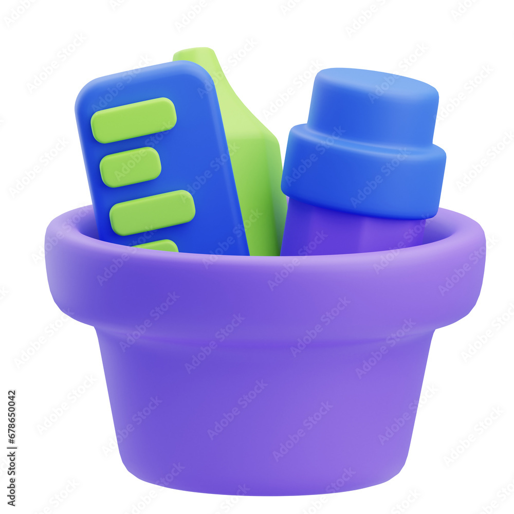 custom made wallpaper toronto digital3D Stationery Illustration