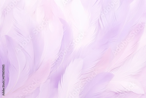 Beautiful Fluffy Lilac Color Feather Abstract Feather Background