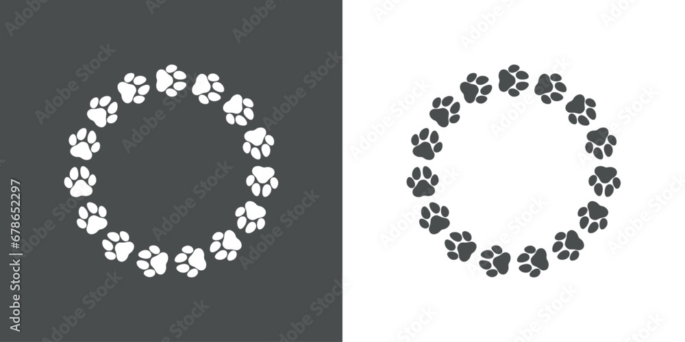 Adopt A Shelter Pet Paws - Marco De Matrícula Negro Mate Para Hombres Y