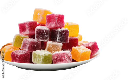 A Platter of Sweet Turkish Treats On Transparent Background