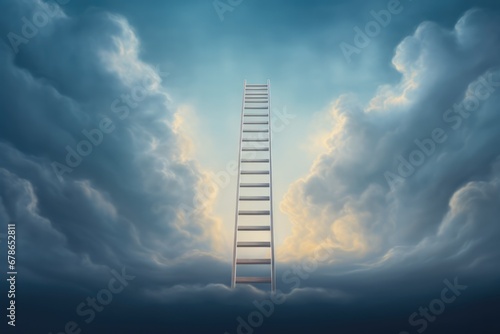 The Ladder To Heaven Concept Of Enlightenment And Spirituality