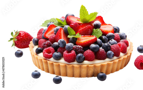 Fresh Berry Medley Delight On Transparent Background