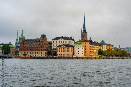 Stockholm, Sweden: view from Stockholms stadshus to Riddarholmen