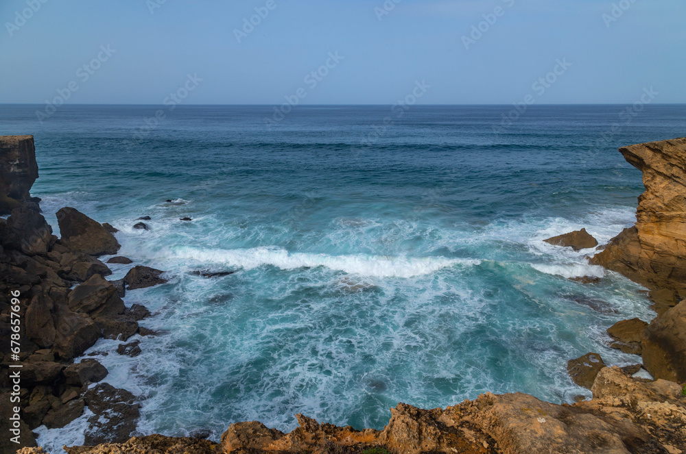 Cliffs in the Algarve West Coast