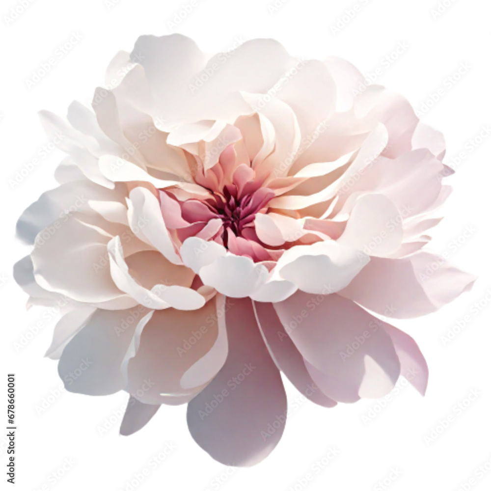 Fototapeta premium pink rose isolated on white background