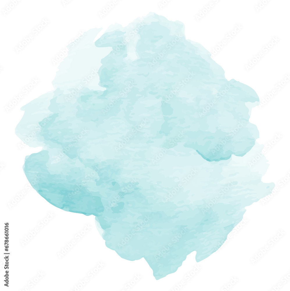 Abstract watercolor brush
