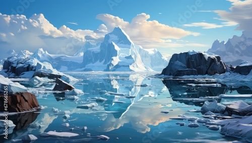 iceberg in polar regions © nataliya_ua