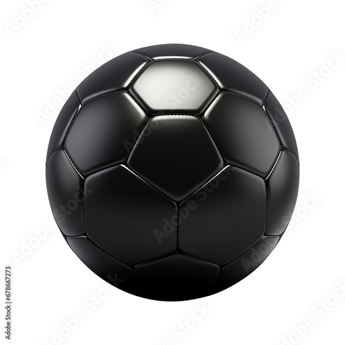black soccer ball isolated on transparent background Remove png  Clipping Path