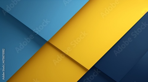 A Vibrant Close-Up of Blue and Yellow Wallpaper