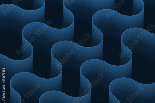 Abstract vector background with a dynamic blend of smooth, wavy lines creating a soft, voluminous twist in a modern gradient flow