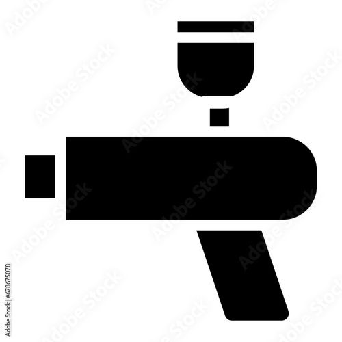 paint gun glyph