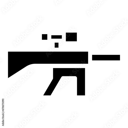 rifle gun glyph