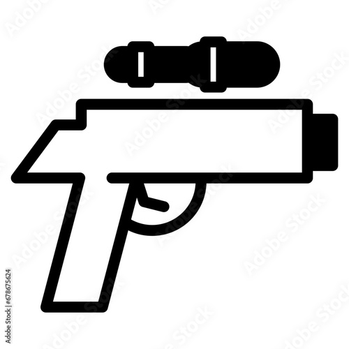 gun with bullet dualtone