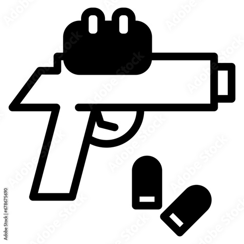 gun with bullet dualtone