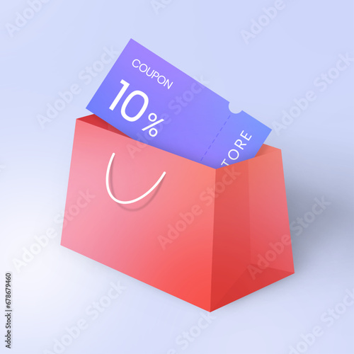 coupon shopping bag