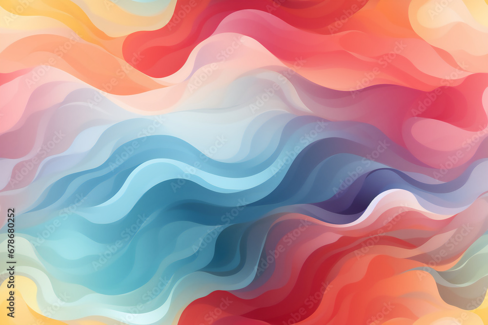 abstract background with pastel waves and swirls