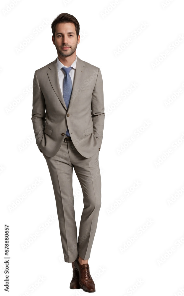 Handsome American businessman, Man wearing a suit, isolated, transparent background, no background. PNG. Handsome American businessman, Man wearing a suit, isolated, transparent background, no background. PNG.