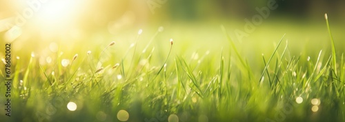 Grass in sunlight, light-oriented, futuristic organic style.