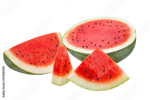 Slice of ripe watermelon