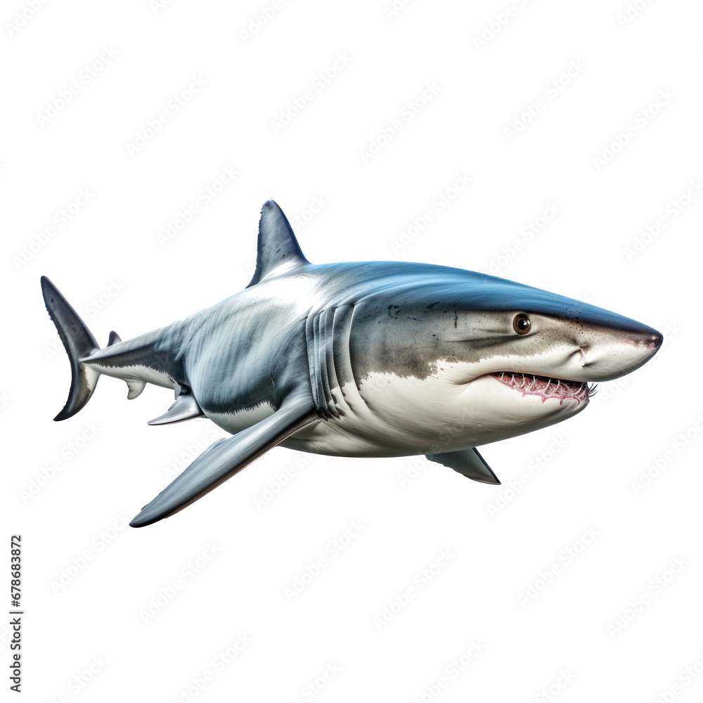 blue shark isolated blue shark isolated