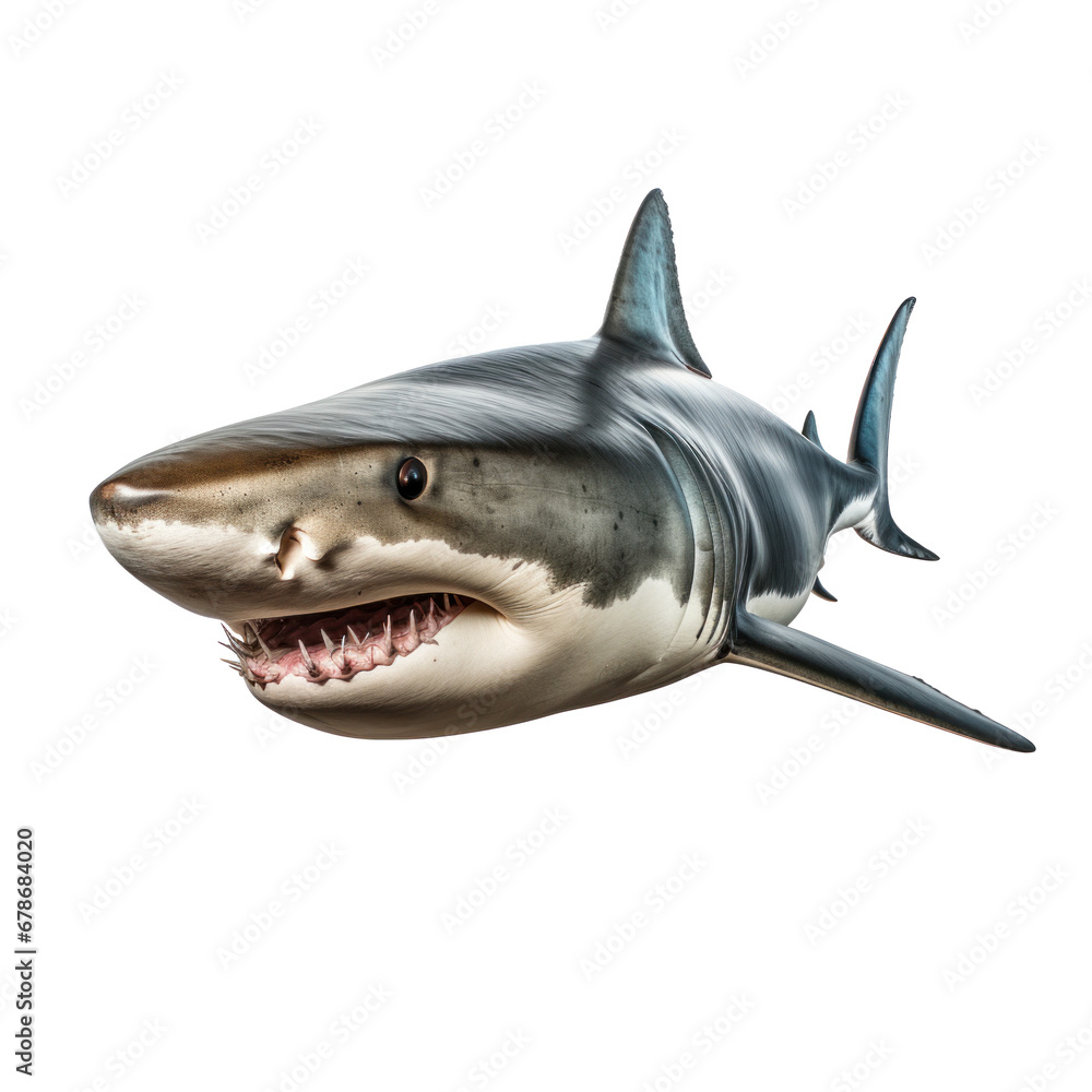 Naklejka premium blue shark isolated