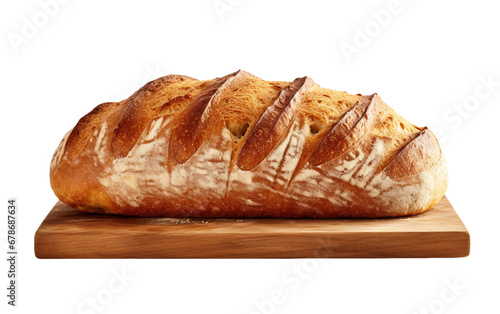 Homemade Baked Bread Loaf ON Transparent background
