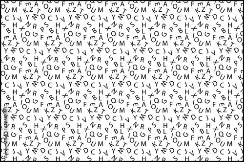 Initial Alphabet Pattern Design Concept.