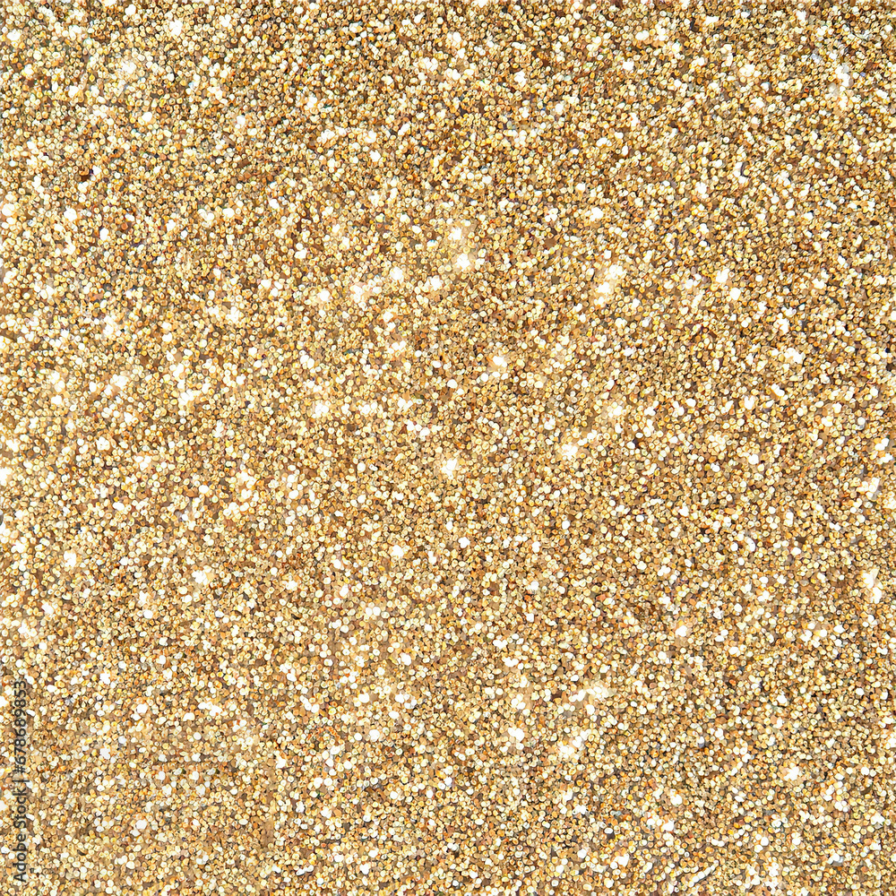 Shiny beige glitter texture background, densely packed, warm gold glitter texture with a metallic sheen - obrazy, fototapety, plakaty 