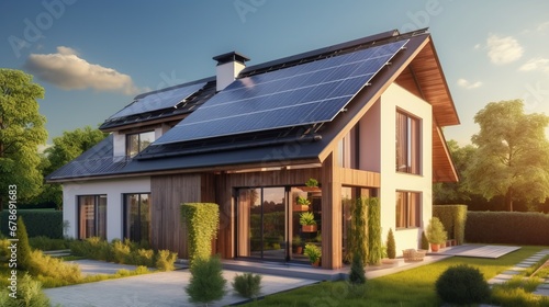 A Sustainable Home Powered by the Sun