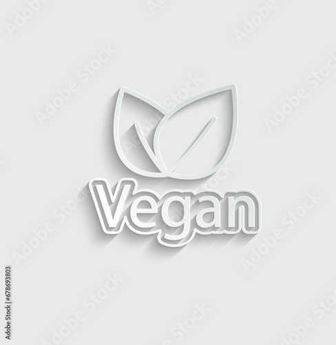 Vegetarian food icon vegan food icon vector 