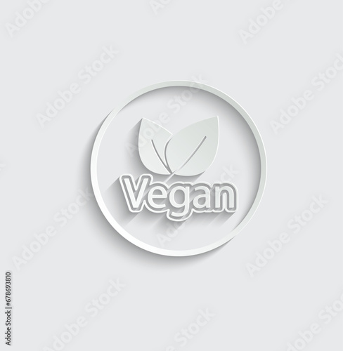 Vegetarian food icon vegan food icon vector 