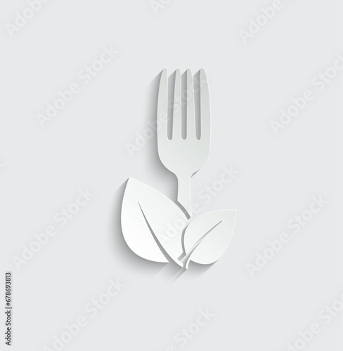 Vegetarian food icon vegan food icon vector 