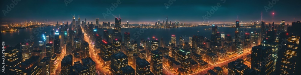 Fototapeta premium city skyline